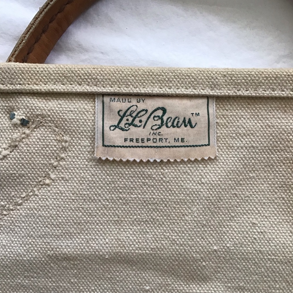 Vintage L.L. Bean Canvas Firewood Carrier - Picture 2 of 9